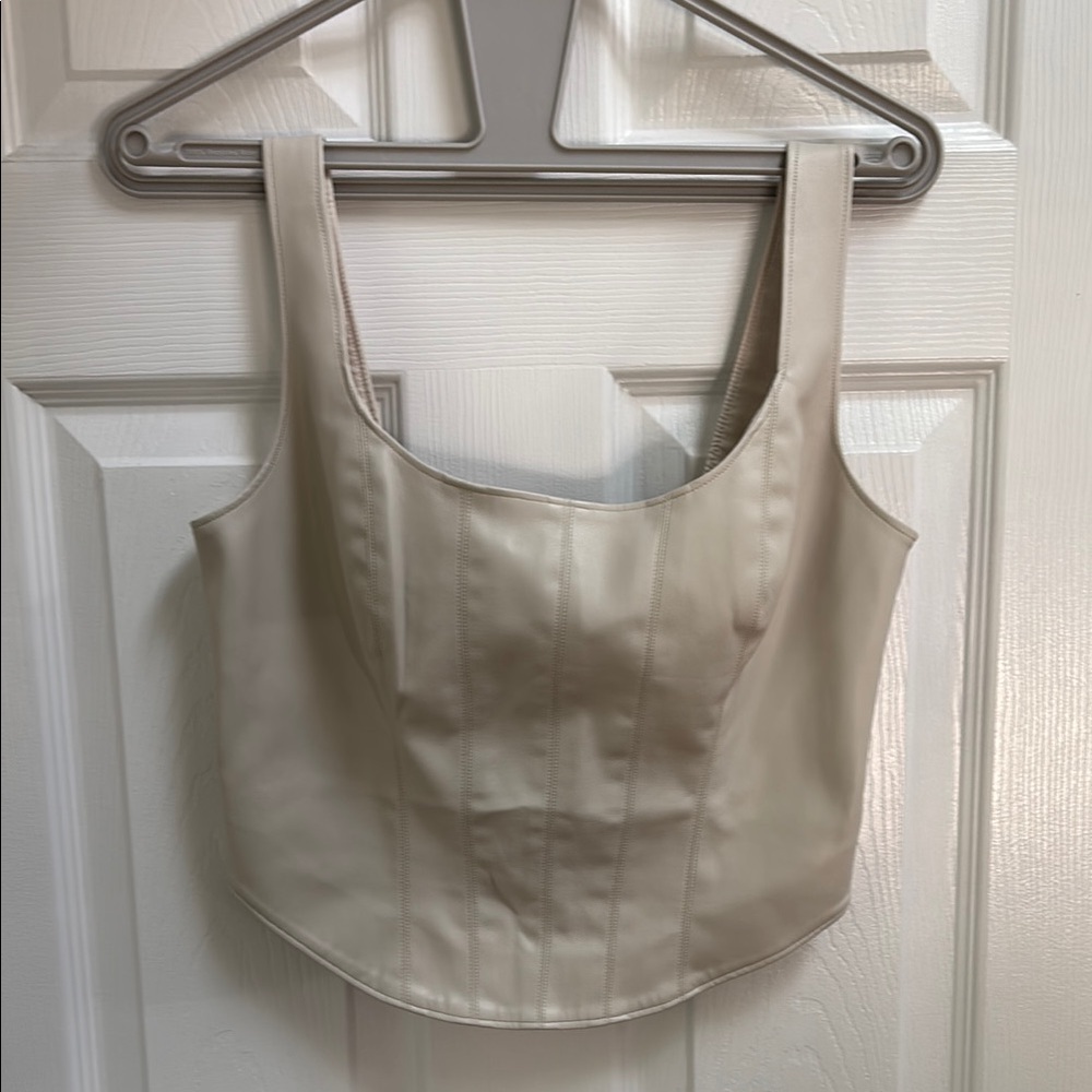 Abercrombie & Fitch Cream Corset Top